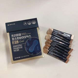 서울약사신협_프리미엄포스트바이오틱스골드_5g x 50포 — 3.5점을 준 리뷰어가 2021년 4월 올린 사용 사진