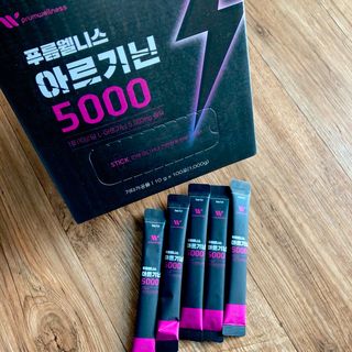 [푸름웰니스] 아르기닌 5000 (10g x 100포) — 5점을 준 리뷰어가 2022년 4월 올린 사용 사진