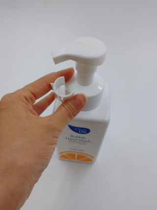 카오리온코스메틱스 클린온 버블 핸드 워시 500ml — 4.5점을 준 리뷰어가 2021년 8월 올린 사용 사진