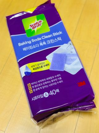3M 스카치브라이트 크린스틱 베이킹소다 시트타입 70매 + 디스펜서 증정 — 5점을 준 리뷰어가 2023년 9월 올린 사용 사진