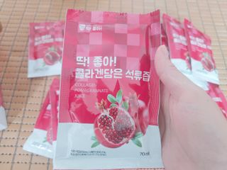 미쁨생활건강 콜라겐 담은 석류즙 70ml x 30포 — 4점을 준 리뷰어가 2021년 9월 올린 사용 사진