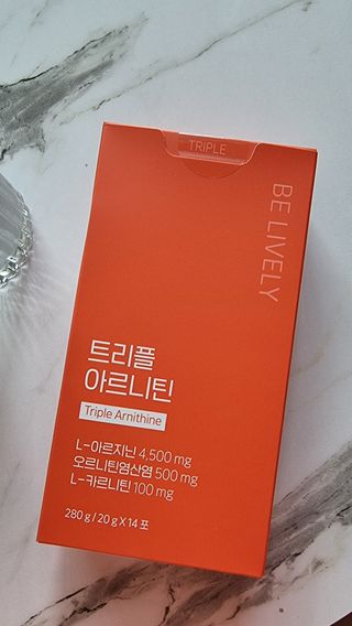 오늘도 트리플아르니틴 — 5점을 준 리뷰어가 2022년 8월 올린 사용 사진