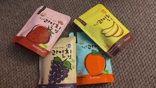 아비삭 과일칩 딸기, 감, 포도, 바나나 4종 — 4점을 준 리뷰어가 2021년 8월 올린 사용 사진