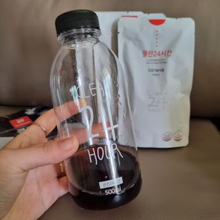 클린24시간 1BOX(5포) + 전용보틀(500ml) — 4점을 준 리뷰어가 2022년 9월 올린 사용 사진