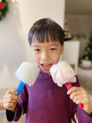 젤리벨리 솜사탕 2종-딸기치즈케이크, 바닐라 — 5점을 준 리뷰어가 2022년 2월 올린 사용 사진