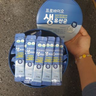 서울약사신협_프로바이오생유산균_2.5G x 100포 — 5점을 준 리뷰어가 2021년 6월 올린 사용 사진