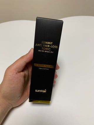 썸헤어 / SUMHAIR 썸헤어 써밋 안티 헤어로스 토닉 — 5점을 준 리뷰어가 2021년 6월 올린 사용 사진