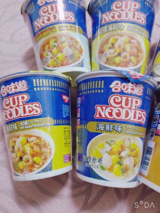 NISSIN 닛신 컵누들  4종 - 씨푸드오리지날, 씨푸드 스파이시, 씨푸드 커리, 씨푸드 XO소스 — 5점을 준 리뷰어가 2021년 12월 올린 사용 사진