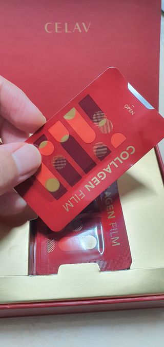프리마인 귀족의 콜라겐, 92배 흡수율. 럭셔리 프리미엄 셀라브 콜라겐필름 30매 — 4점을 준 리뷰어가 2021년 10월 올린 사용 사진