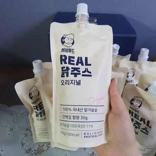 서비푸드 리얼 닭주스 오리지널 200g 1세트 10개입 — 4점을 준 리뷰어가 2022년 1월 올린 사용 사진
