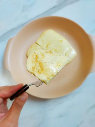 앙투어솔레 아일랜드 구워먹는 치즈 100 자연 치즈 와인안주 300g(100g x 3팩) — 5점을 준 리뷰어가 2022년 8월 올린 사용 사진