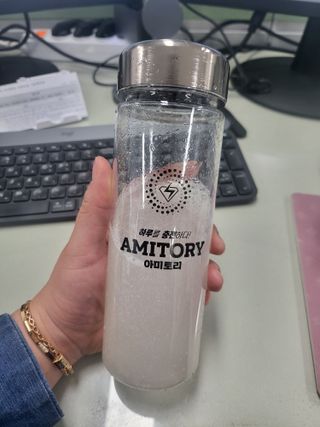 주식회사 씨크릿비에프랩 마시는 아미노산 아미토리 열대과일맛 14포 [1포, 5g / 보틀증정] — 5점을 준 리뷰어가 2023년 2월 올린 사용 사진