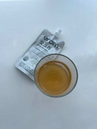 [이롬] 오크라 마시는 뷰티드링크 100mL x 20입 — 5점을 준 리뷰어가 2022년 9월 올린 사용 사진