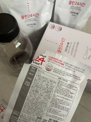 클린24시간 1BOX(5포) + 전용보틀(500ml) — 5점을 준 리뷰어가 2023년 5월 올린 사용 사진