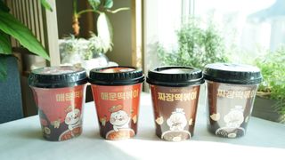 유비쿡 컵떡볶이 매운컵떡볶이2개/ 짜장컵떡볶이 2개  총 4개세트 — 5점을 준 리뷰어가 2021년 6월 올린 사용 사진