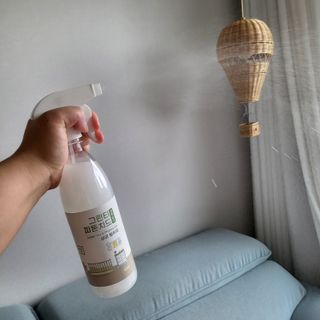 [엠메이데이] 그린티 피톤치드 감쪽같이 500ml + 손소독액 50ml — 5점을 준 리뷰어가 2022년 2월 올린 사용 사진