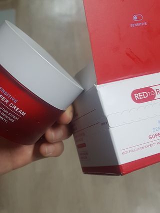레드투래드 센서티브 슈퍼 크림 50ml — 5점을 준 리뷰어가 2021년 8월 올린 사용 사진