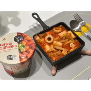 프리 [요리궁리] 타입 B (매콤,치즈,매콤까르보) 꽃떡볶이 6개입 세트 — 5점을 준 리뷰어가 2025년 2월 올린 사용 사진