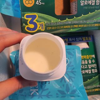 LIVE 매일바이오 알로에 드링킹 요거트 — 5점을 준 리뷰어가 2022년 4월 올린 사용 사진
