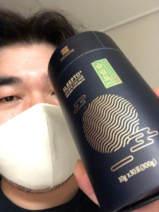 프리마인 자체 기업부설 연구소에서 찾아낸 건강한 수면의 비밀.  슬립토 플러스 30포 — 5점을 준 리뷰어가 2021년 9월 올린 사용 사진