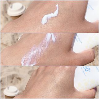 [후르디아] 혼합자차 선 에센스+톤업 선크림 2종 — 5점을 준 리뷰어가 2021년 6월 올린 사용 사진