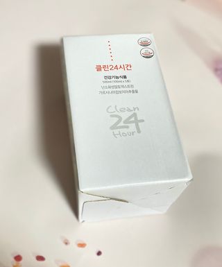 클린24시간 1BOX(5포) + 전용보틀(500ml) — 5점을 준 리뷰어가 2023년 2월 올린 사용 사진