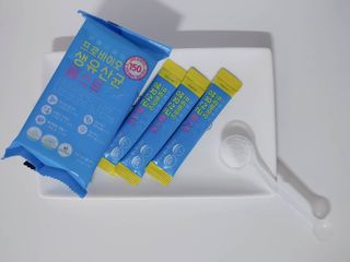 헬스업 핼스업 프로바이오 생유산균 퍼스트 — 4.5점을 준 리뷰어가 2021년 1월 올린 사용 사진