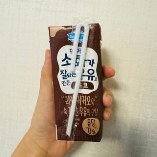 [구매평]덴마크 소화가 잘되는 우유로 만든 초코, 190ml, 24개 — 5점을 준 리뷰어가 2025년 2월 올린 사용 사진