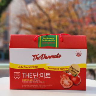제이제이바이오 더단마토 프리미엄주스 100ml 30팩입 - 무설탕 스테비아 토마토즙 — 5점을 준 리뷰어가 2021년 11월 올린 사용 사진