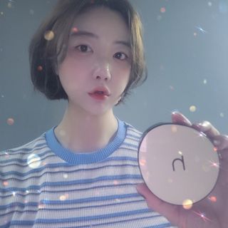 하멜 비건 아쿠아 글로우 제로핏 쿠션 — 5점을 준 리뷰어가 2022년 8월 올린 사용 사진