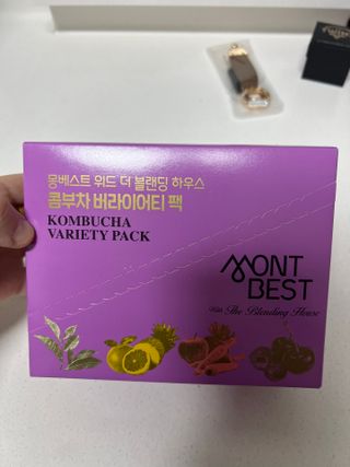 몽베스트 위드더 블랜딩 하우스 콤부차 _ 버라이어티팩 — 5점을 준 리뷰어가 2023년 6월 올린 사용 사진