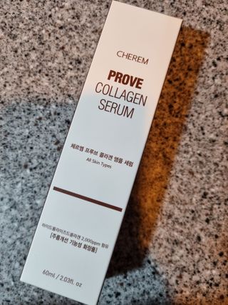 체르엠  프루브 콜라겐 앰플세럼 60ml 1병 — 5점을 준 리뷰어가 2022년 3월 올린 사용 사진