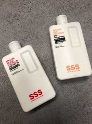 트리플에스 탈모 샴푸 275ml + 실크 트리트먼트 275ml — 5점을 준 리뷰어가 2021년 2월 올린 사용 사진