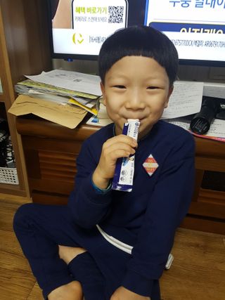 키즈텐플러스 연세 키즈텐 플러스 1개월 — 5점을 준 리뷰어가 2021년 4월 올린 사용 사진
