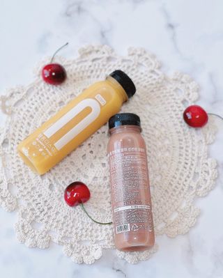 BLENDY'S 핑크 스무디+블론디 스무디 — 5점을 준 리뷰어가 2021년 12월 올린 사용 사진