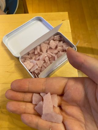 [아이스칩스] 무설탕 비건 자일리톨 캔디 7종 2개기준 — 5점을 준 리뷰어가 2021년 7월 올린 사용 사진