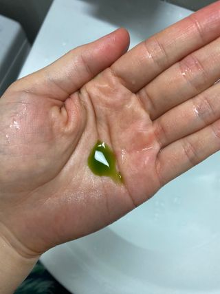 와사비랩 나우 스마트스토어 구매평 [와사비 랩] 와사비 스칼프 케어 샴푸 — 5점을 준 리뷰어가 2024년 4월 올린 사용 사진