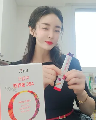 아임오 ABC 콜라겐 젤리 14포 — 5점을 준 리뷰어가 2022년 2월 올린 사용 사진