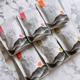 오봉산꽃부각 [만나식품] 오봉산 꽃부각 3가지 맛(오리지널, 새우맛, 매운고추맛) — 5점을 준 리뷰어가 2023년 1월 올린 사용 사진