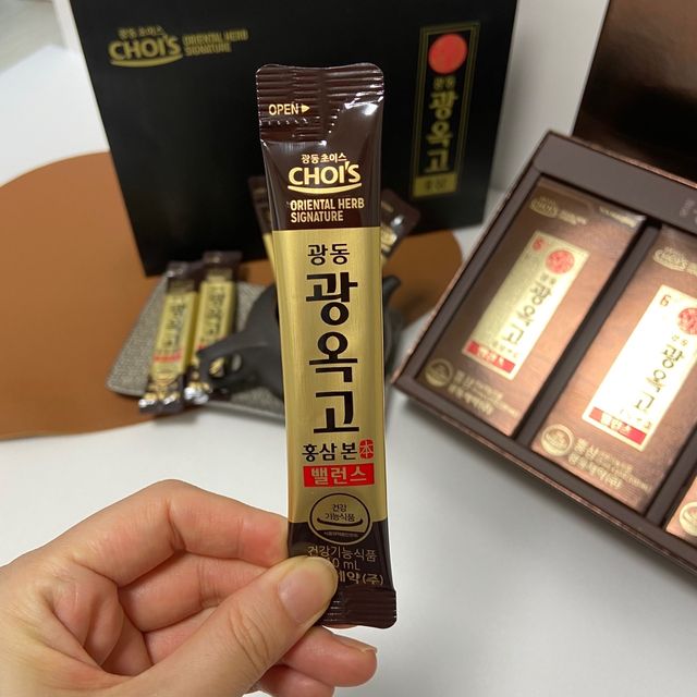 [광동제약] 광옥고 홍삼 본 밸런스 1박스 30포 리뷰 사진