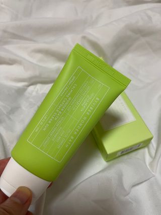 성분에디터 원더바스 카밍 캡슐 클리어 선 — 5점을 준 리뷰어가 2021년 6월 올린 사용 사진