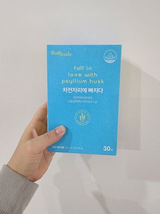 메디포스트 모비타 바디코드 식이섬유 차전자피에 빠지다 30포 — 3점을 준 리뷰어가 2022년 12월 올린 사용 사진
