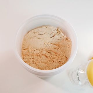 프로티원 단백질쉐이크 곡물맛 2주분 1통+보틀 — 5점을 준 리뷰어가 2021년 4월 올린 사용 사진