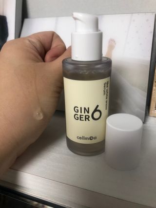 GINGER6 라이크 화이트 스노우 세럼 — 5점을 준 리뷰어가 2021년 10월 올린 사용 사진