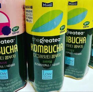 더그레잇티 콤부차 [매일유업] 더그레잇티 44kcal 콤부차 300ml *12개입 (오리지널 6개+베리리치 6개) — 5점을 준 리뷰어가 2023년 7월 올린 사용 사진