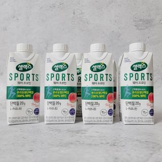 셀렉스스포츠 셀렉스 스포츠 웨이 프로틴 복숭아_ 330ml x 12팩 — 5점을 준 리뷰어가 2021년 10월 올린 사용 사진
