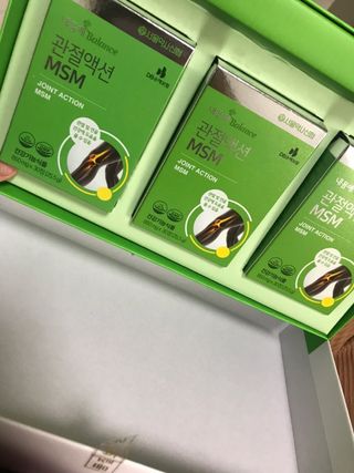 서울약사신협_내몸애발란스관절액션MSM_850mg x 90정 — 5점을 준 리뷰어가 2021년 5월 올린 사용 사진