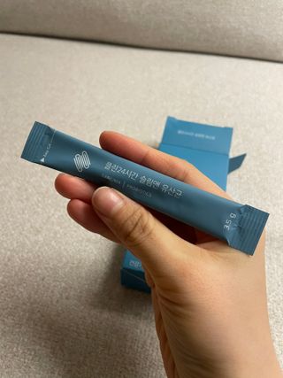 클린24시간 슬림앤유산균 1박스 (3.5g X 15포) — 4.5점을 준 리뷰어가 2023년 2월 올린 사용 사진