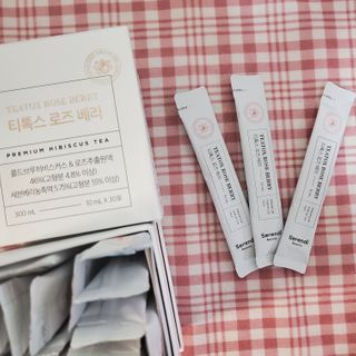세렌디뷰티_이너뷰티 티톡스 로즈 베리 — 5점을 준 리뷰어가 2021년 3월 올린 사용 사진