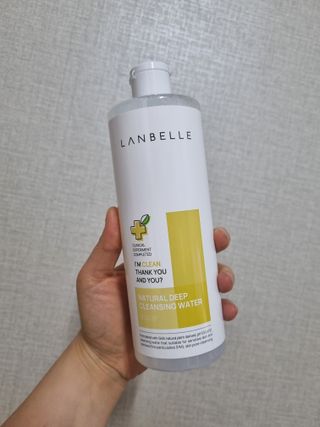 랑벨 내츄럴 딥 클렌징 워터 500ml — 5점을 준 리뷰어가 2022년 6월 올린 사용 사진